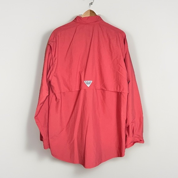 Columbia PFG Fishing Shirt Mens M Omni-Shade Vented Button Long Sleeve - Picture 3 of 5